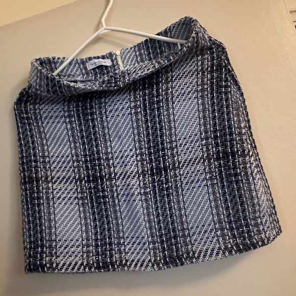 Blue Tweed Jacket and Skirt Set Size Medium - Picture 4 of 6